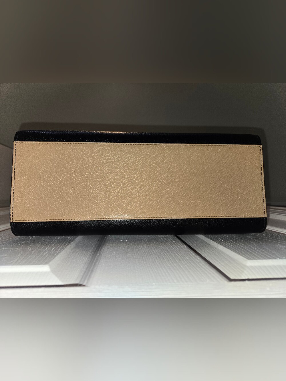 Marc Jacobs Black, Cream & Tan Leather Tote - Picture 8 of 11